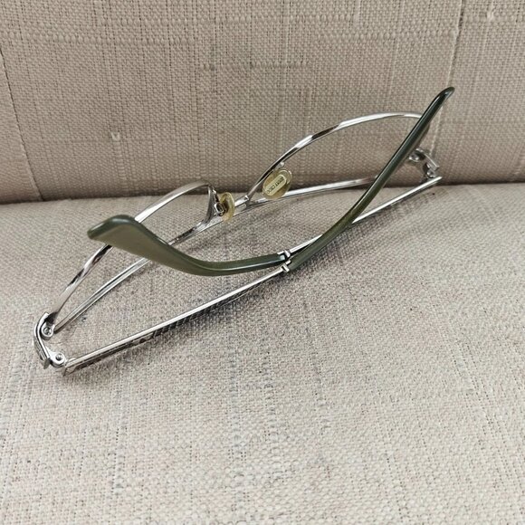 Jimmy Choo Women Eyeglasses Frame Silver Tone Metal Eyewear Glasses made Italy - Picture 5 of 12
